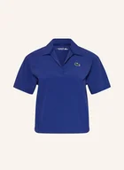 Koszulki i topy damskie - Lacoste Funkcyjna Koszulka Polo blau - LACOSTE - miniaturka - grafika 1