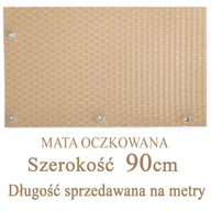 Parawany - Osłona balkonowa TECHNORATTAN oczkowana, kremowa, 0,9 m - miniaturka - grafika 1