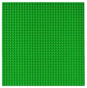 Klocki - Płyta Konstrukcyjna Bazowa Do Klocków Podstawka Do Budowania Zielona - miniaturka - grafika 1