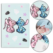 Okrycia kąpielowe dla dzieci - DISNEY Angel Stitch Ręcznik bawełniany, ręcznik przedszkolny, dla dzieci 30x50 cm OEKO-TEX - miniaturka - grafika 1