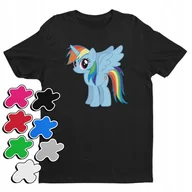 Moda i Uroda OUTLET - KOSZULKA DZIECIĘCA Z NADRUKIEM MY LITTLE PONY RAINBOW DASH -XXS 98-104 - miniaturka - grafika 1