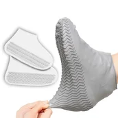 Akcesoria turystyczne - Ochraniacze POKROWCE BUTY NIEPRZEMAKALNE BIEŻNIK GRUBE Antypoślizgowe r.S - miniaturka - grafika 1