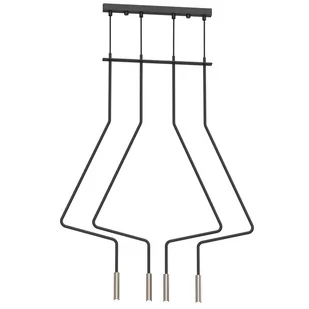 Kuchenna lampa wisząca no. Vi 5141 Shilo tubka rurka nad stół czarna - Lampy sufitowe - miniaturka - grafika 1