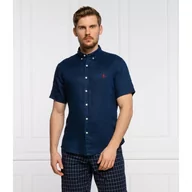 Koszule męskie - POLO RALPH LAUREN Lniana koszula | Slim Fit - miniaturka - grafika 1