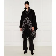 Swetry damskie - Liu Jo Ponczo | Loose fit | z dodatkiem wełny - miniaturka - grafika 1