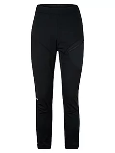 Spodnie damskie - Ziener Damskie spodnie softshellowe, długie bieganie, wiatroszczelny przód, elastyczny tył w piaście czarny czarny 38 214184 - grafika 1