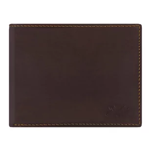 Portfel skórzany w kolorze brązowym EM 35 - EM Men's Accessories - Portfele - miniaturka - grafika 1