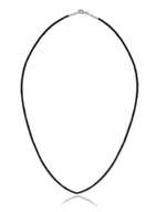 Naszyjniki - Naszyjnik Rzemień z okuciami - 1,5 mm - miniaturka - grafika 1