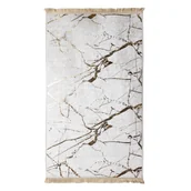 Dywany - Dywan drukowany Neva petra folia 160 x 230 cm biało-złoty - miniaturka - grafika 1