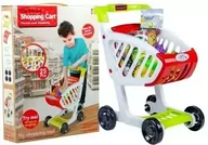 Zabawy w naśladowanie dorosłych - wózek sklepowy + zakupy 25el - miniaturka - grafika 1