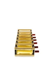 Pozostałe akcesoria barmańskie - Regał Na Wino Stojak Na 6 Butelek Szklanych/ Pet — Rw-8/ 6X1 — Surowy Naturalny Metal + Drewno Rw-8-6X1-6 / Wamar-Sosenka - miniaturka - grafika 1