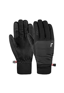 Reusch Unisex Kavik rękawiczki z funkcją Touch -Tec 7702 czarne/srebrne, rozmiar 7,5 - Rękawiczki - miniaturka - grafika 1