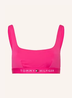 Stroje kąpielowe - Tommy Hilfiger Góra Od Bikini Bustier pink - grafika 1