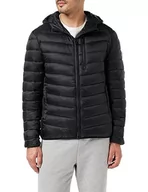 Kurtki męskie - Champion Legacy Outdoor-Hooded Light Nylon Kurtka Mężczyźni, Nero, S - miniaturka - grafika 1