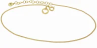 Bransoletki - Bransoletka na nogę z sercem (B15/NOG/23AU) - miniaturka - grafika 1
