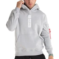 Bluzy sportowe męskie - Bluza Alpha Industries PP 146338666 - szara - miniaturka - grafika 1