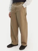 Spodnie męskie - Quiksilver Jeansy Mercury Straight Out EQYNP03325 Beżowy Wide Leg - miniaturka - grafika 1