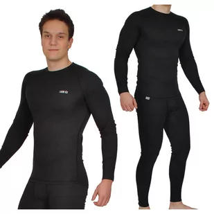 Bielizna termoaktywna męska Ice-Q Smart Man Black - Bielizna sportowa męska - miniaturka - grafika 1