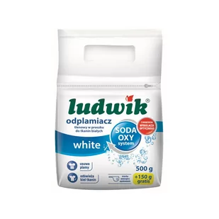 Ludwik odplamiacz w proszku tlenowy White 650g - Środki do prania - miniaturka - grafika 1