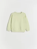 Bluzy i sweterki niemowlęce - Reserved - Bawełniana bluza z haftem - jasnożółty - miniaturka - grafika 1