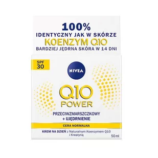 Nivea Q10 Plus Przeciwzmarszczkowy nawilżający krem do twarzy na dzień SPF30 50 ml - Kremy do twarzy - miniaturka - grafika 3