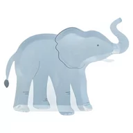 Dekoracje i nakrycia stołu na imprezę - Gingerray talerzyki papierowe Elephant Paper Plates - miniaturka - grafika 1