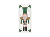 Dekoracje i nakrycia stołu na imprezę - PartyDeco, Kieszonka na sztućce Dziadek do orzechów, 10x20 cm, mix (1 op. / 6 szt.) - miniaturka - grafika 1