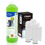 Akcesoria i części do ekspresów do kawy - Zestaw Do Saeco Philips, Intenza+ 3 szt, Odkamieniacz Verde 1L - miniaturka - grafika 1