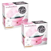 Inne urządzenia gastronomiczne - Maszyna do waty cukrowej - SCRAPCOOKING - 2 maszyny - Różowy - 500 W - 12 waty cukrowej - miniaturka - grafika 1