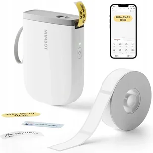 Drukarka etykiet przenośna Niimbot D11 D11_H 2024 text grafika Bluetooth - Drukarki kart i etykiet - miniaturka - grafika 1