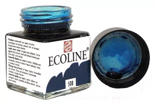 Ecoline Ecoline Liquid Watercolour 30 ml Prussian Blue - Farby i media malarskie - miniaturka - grafika 1