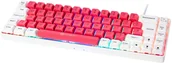 Klawiatury - Gamiac GAMIAC TKL69G SF Gaming Keyboard, Kailh Red - white/red GAKM-G69DW1R.21 - miniaturka - grafika 1