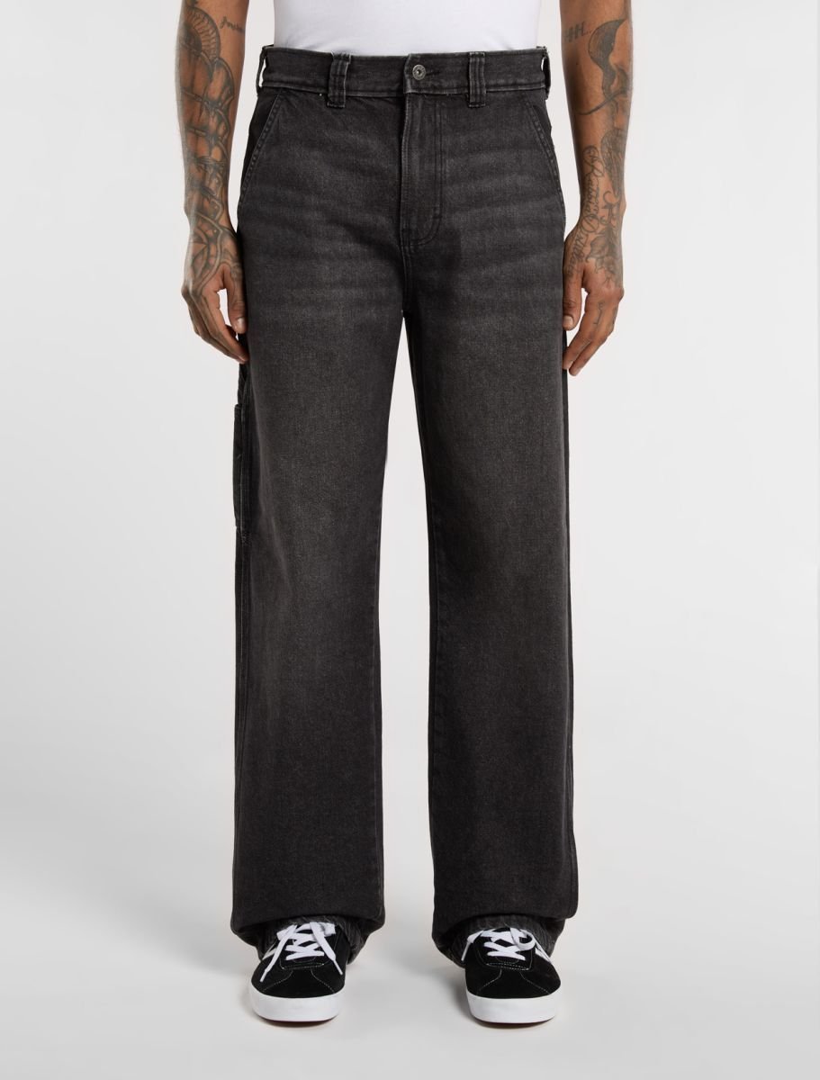 jeansy męskie dickies stevensville dk0a863tl241 czarny wash
