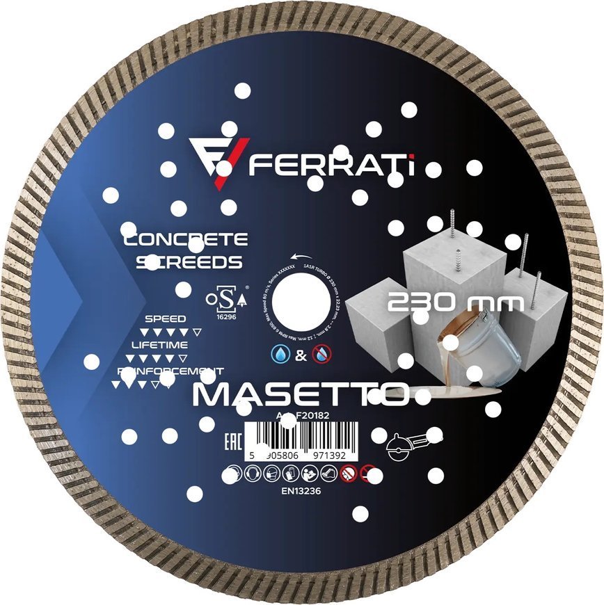 Bosch Tarcza diamentowa Ferrati Masetto F20182 230x22,2 mm