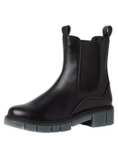 MARCO TOZZI Damski damski 2-25413-37 Stiefelette Botki, 37, Czarny Comb, 39 EU - Botki damskie - miniaturka - grafika 1