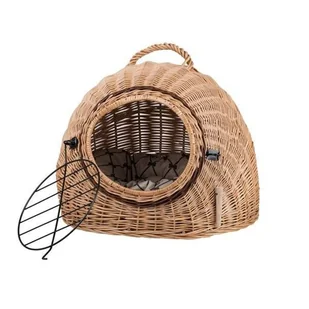 Efa Klatka Dla Kota Buda Dla Psa Domek Dla Zwierząt Zamykany Z Poduszką Transporter Dla Kota 50X40 H44 Cm - Transportery dla kotów - miniaturka - grafika 1