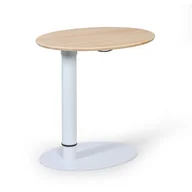 Stoły i stoliki do biura - Owalny stół z regulacją wysokości, 500 x 650 mm - miniaturka - grafika 1