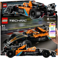 Klocki - LEGO PREZENT AUTO WYŚCIGOWE BOLID - TECHNIC NEOM McLaren Formula E Race Car (42169) DLA CHŁOPCA SYNA + EBOOK - miniaturka - grafika 1