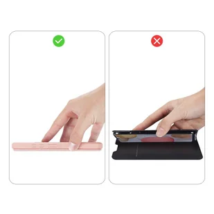 Dux Ducis Skin X kabura etui pokrowiec z klapką Samsung Galaxy A42 5G różowy - Etui i futerały do telefonów - miniaturka - grafika 9