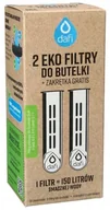 Wkłady filtrujące - Dafi Wkład filtrujący Eko 2 szt Filtry do butelek nakrętka EKO - miniaturka - grafika 1