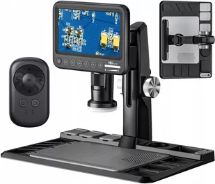 Profesjonalny Mikroskop Cyfrowy Z Powiększeniem 1600X Ekran 7" Ips Hd - Mikroskopy i lupy - miniaturka - grafika 1