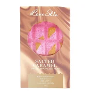 Kosmetyki do kąpieli - Love Skin Bath Chocolate Slab czekolada do kąpieli Salted Caramel 120g - miniaturka - grafika 1