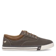 Trampki męskie - Trampki Mustang 4072-315 Szary - miniaturka - grafika 1