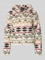 Bluzy damskie - Bluza rozpinana o kroju regular fit z kapturem model ‘ANNA’ - miniaturka - grafika 1