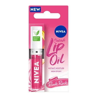 Nivea, pielęgnujący olejek do ust, Pink Rock, 4,8 g - Błyszczyki do ust Nivea, pielęgnujący olejek do ust, Pink Rock, 4,8 g - Błyszczyki do ust - miniaturka - grafika 1