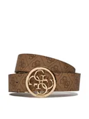 Paski - Guess Pasek Damski BW9166 P4235 Brązowy - miniaturka - grafika 1