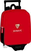 Plecaki - Safta SEVILLA FC plecak dla dzieci w różnym wieku, wygodny i wszechstronny, jakość i wytrzymałość, 22x10x27 cm, kolor czerwony/czarny, Czerwony/czarny, Estándar, Casual - miniaturka - grafika 1