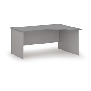 Biurko narożne PRIMO GRAY, 1600 x 1200 mm, prawe, szary/grafit - Biurka - miniaturka - grafika 1