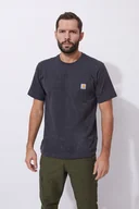Koszulki męskie - T-shirt męski okrągły dekolt Carhartt rozmiar S 103296CRH k. Carbon Heater - miniaturka - grafika 1