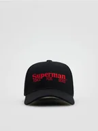 Czapki męskie - Reserved - Czapka z daszkiem SUPERMAN™ - czarny - miniaturka - grafika 1